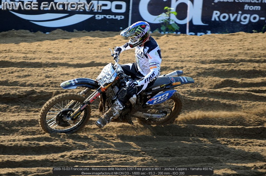 2009-10-03 Franciacorta - Motocross delle Nazioni 0297 Free practice MX1 - Joshua Coppins - Yamaha 450 NZ
